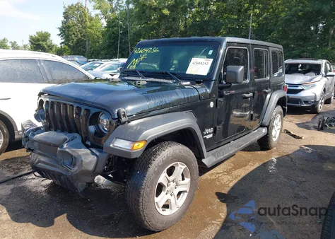 2020 Jeep Wrangler Unlimited Sport S 4X4 from USA, damaged, VIN 1C4HJXDN8LW313264